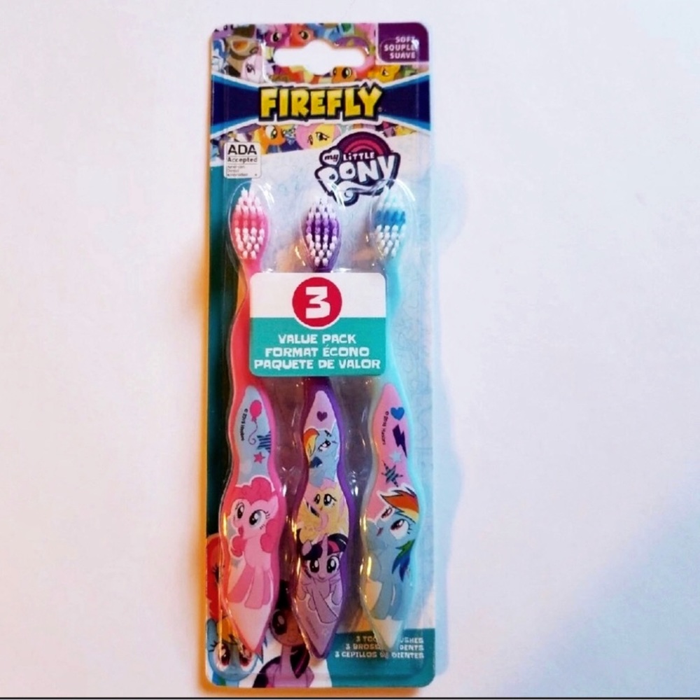 MY LITTLE PONY 3 PACK TOOTHBRUSHES SET
